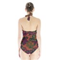 Camouflage Orange Halter Swimsuit View2