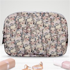 Vintage Singing Heads Make Up Pouch (small) by snowwhitegirl