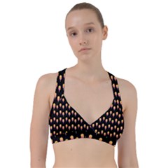 Cotton Candy Pattern  Black Sweetheart Sports Bra by snowwhitegirl