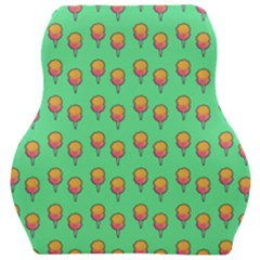 Cotton Candy Pattern Green Car Seat Velour Cushion  by snowwhitegirl