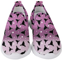 Deer Dots Ombre Kids  Slip On Sneakers by snowwhitegirl