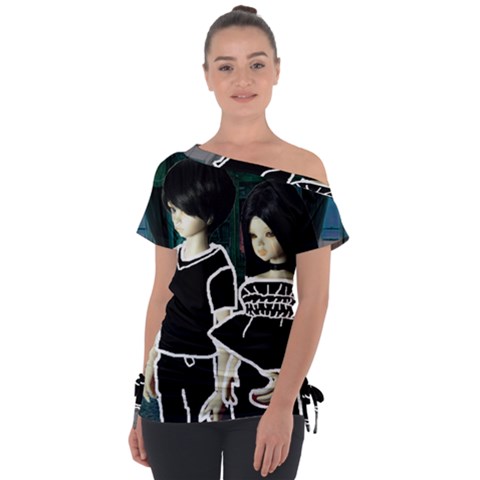 Dolls In Living Room Tie-up Tee by snowwhitegirl