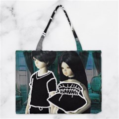 Dolls In Living Room Medium Tote Bag by snowwhitegirl