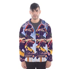 Pretty Colors Cars Men s Hooded Windbreaker by StarvingArtisan