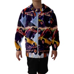 Pretty Colors Cars Kids  Hooded Windbreaker by StarvingArtisan