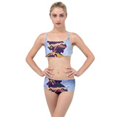 Pretty Colors Cars Layered Top Bikini Set by StarvingArtisan