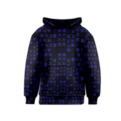 Neon Oriental Characters Print Pattern Kids  Pullover Hoodie by dflcprintsclothing