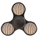 Skin Zebra Striped White Brown Finger Spinner View2