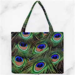 Peacock Feathers Mini Tote Bag by snowwhitegirl