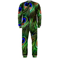 Peacock Feathers Onepiece Jumpsuit (men)  by snowwhitegirl