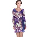 Soft Purple Hydrangeas Long Sleeve Nightdress View1