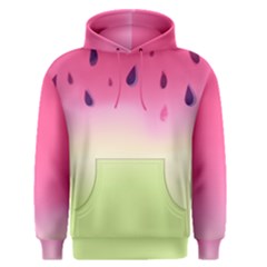 Watermelon Pastel Gradient Pink Watermelon Pastel Gradient Men s Pullover Hoodie by genx