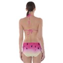 Watermelon Pastel Gradient Pink Watermelon Pastel Gradient Cut-Out One Piece Swimsuit View2