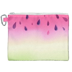 Watermelon Pastel Gradient Pink Watermelon Pastel Gradient Canvas Cosmetic Bag (xxl) by genx