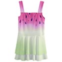 Watermelon Pastel Gradient Pink Watermelon Pastel Gradient Kids  Layered Skirt Swimsuit View1