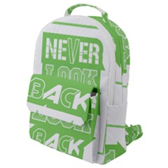 Never Look Back Flap Pocket Backpack (small) by Melcu