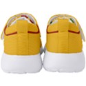 Pizza Topping funny modern yellow melting cheese and pepperonis Men s Velcro Strap Shoes View4