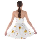 Pizza Pattern pepperoni cheese funny slices Strapless Bra Top Dress View2