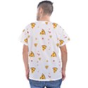 Pizza Pattern pepperoni cheese funny slices Men s V-Neck Scrub Top View2