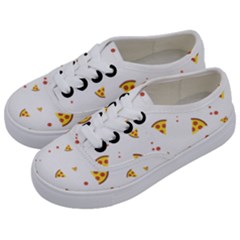 Pizza Pattern Pepperoni Cheese Funny Slices Kids  Classic Low Top Sneakers by genx