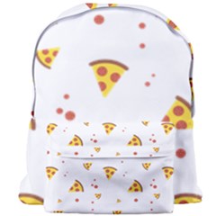 Pizza Pattern Pepperoni Cheese Funny Slices Giant Full Print Backpack by genx