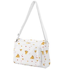 Pizza Pattern Pepperoni Cheese Funny Slices Front Pocket Crossbody Bag by genx