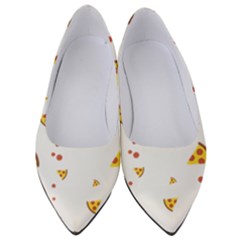 Pizza Pattern Pepperoni Cheese Funny Slices Women s Low Heels by genx