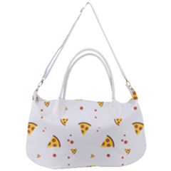 Pizza Pattern Pepperoni Cheese Funny Slices Removal Strap Handbag by genx