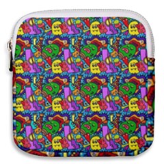 Graffiti 3 1 Mini Square Pouch by ArtworkByPatrick