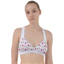 Popsicle Juice Watercolor with fruit berries and cherries summer pattern Sweetheart Sports Bra View1