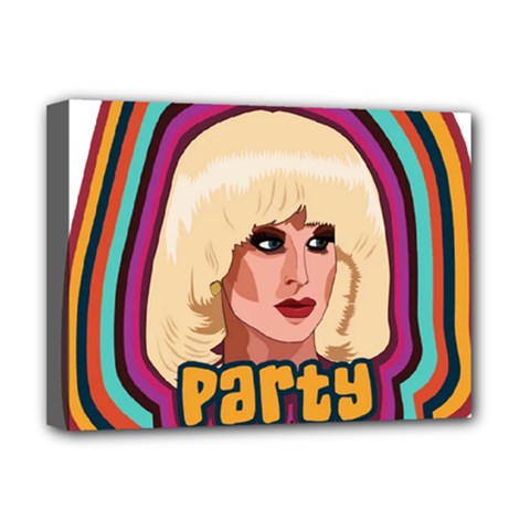 Katya Zamolodchikova Logo Deluxe Canvas 16  X 12  (stretched)  by milliahood