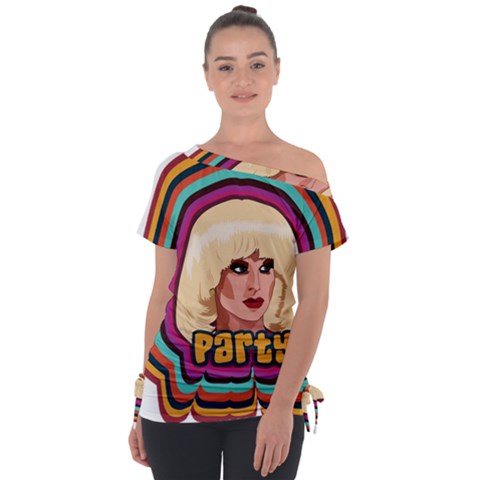 Katya Zamolodchikova Logo Tie-up Tee by milliahood