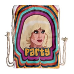 Katya Zamolodchikova Logo Drawstring Bag (large) by milliahood