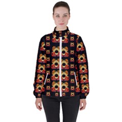 Sweets And  Candy As Decorative Women s High Neck Windbreaker by pepitasart