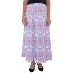 Seamless Pattern Background Flared Maxi Skirt by HermanTelo