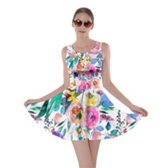 Lovely Pinky Floral Skater Dress by wowclothings