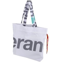 Theranos Logo Drawstring Tote Bag by milliahood