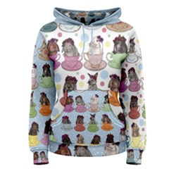 Bunny Tea Women s Pullover Hoodie by 100rainbowdresses