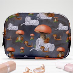 Cute Little Fairy With Unicorn, Pattern Design Make Up Pouch (small) by FantasyWorld7