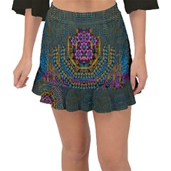 The  Only Way To Freedom And Dignity Ornate Fishtail Mini Chiffon Skirt by pepitasart