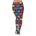 Background Colorful Geometric Velvet Leggings View2