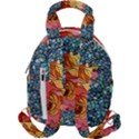 Stained Glass Roses Travel Backpacks View2