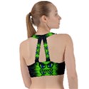 Monster Green Evil Common Sweetheart Sports Bra View2