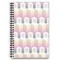 Seamless Pattern Background Entrance 5.5  x 8.5  Notebook View1