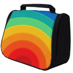 Rainbow Background Colorful Full Print Travel Pouch (big) by HermanTelo