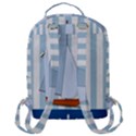 Yacht Boat Nautical Ship Flap Pocket Backpack (Large) View3