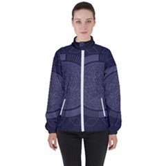 Technology Eye Women s High Neck Windbreaker by HermanTelo