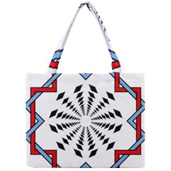 Star Illusion Mandala Mini Tote Bag by HermanTelo