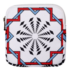 Star Illusion Mandala Mini Square Pouch by HermanTelo