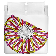 Sun Abstract Mandala Duvet Cover (queen Size) by HermanTelo